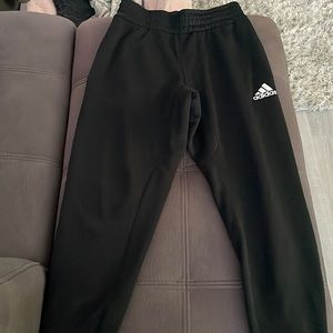 ADIDAS Black & White Joggers Size Small